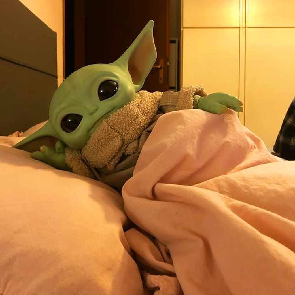 اکشن فیگور بیبی یودا ارتفاع 28 سانتی متر | Mattle Bayby Yoda 2 اکشن فیگور بیبی یودا 2