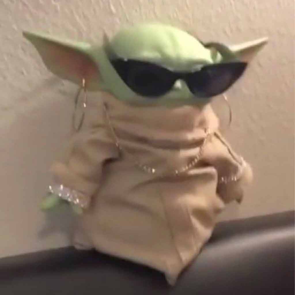 اکشن فیگور بیبی یودا ارتفاع 28 سانتی متر | Mattle Bayby Yoda 3 اکشن فیگور بیبی یودا 3